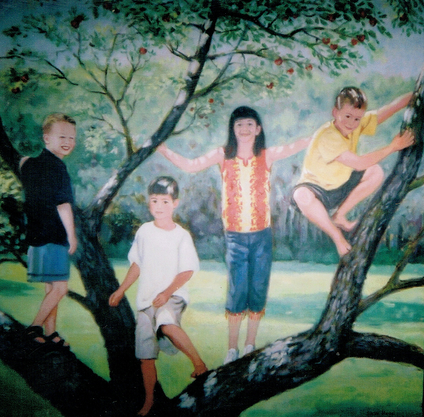 kids in tree